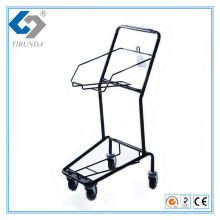 Simple and Compact Basket Hand Trolley for 2 Baskets